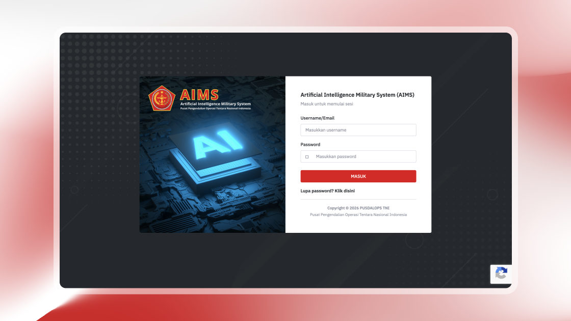 AIMS V1 website screenshot